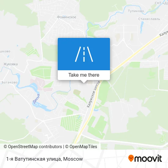 1-я Ватутинская улица map