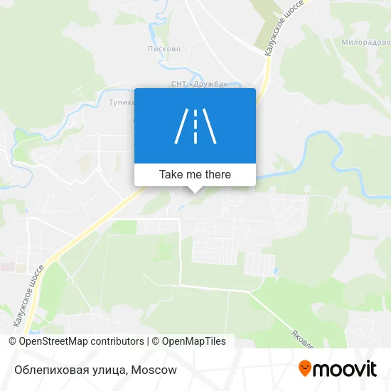 Облепиховая улица map