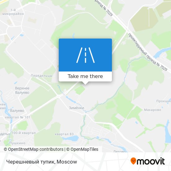 Черешневый тупик map