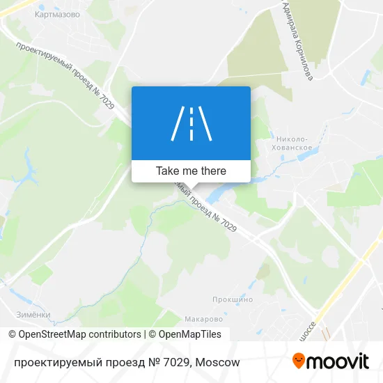 проектируемый проезд № 7029 map