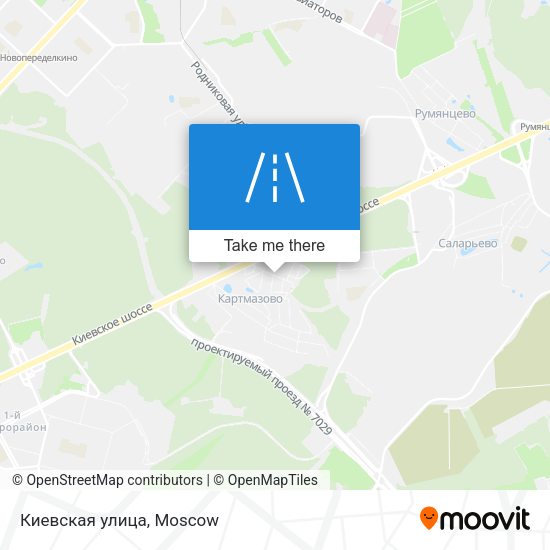 Киевская улица map