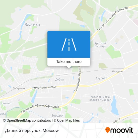 Дачный переулок map