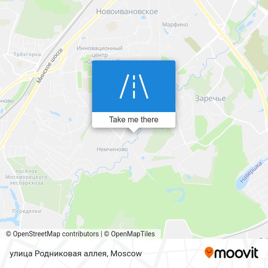 улица Родниковая аллея map