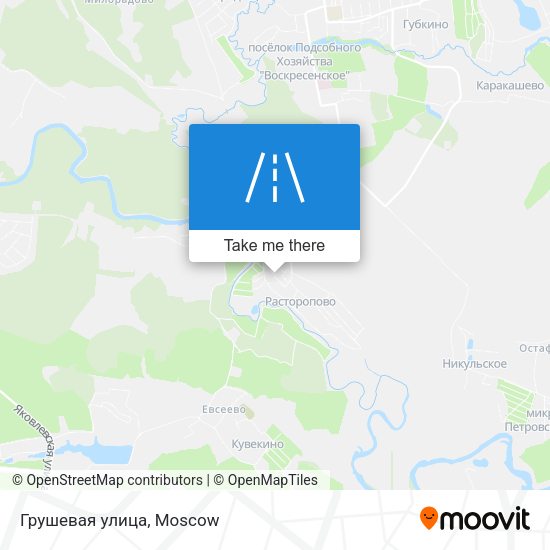 Грушевая улица map
