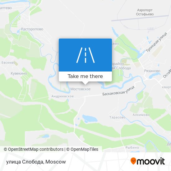 улица Слобода map