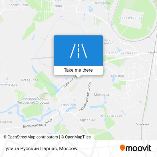 улица Русский Парнас map
