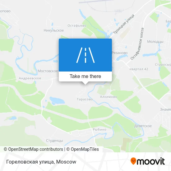 Гореловская улица map