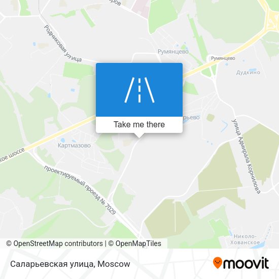 Саларьевская улица map
