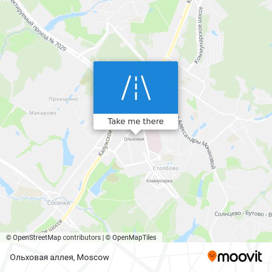 Ольховая аллея map