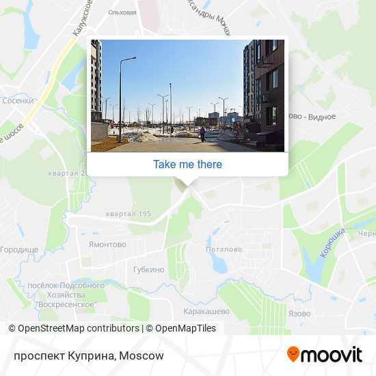 проспект Куприна map