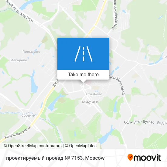 проектируемый проезд № 7153 map