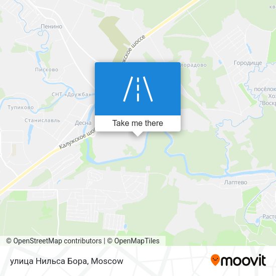 улица Нильса Бора map