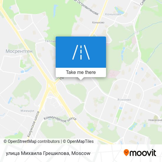 улица Михаила Грешилова map