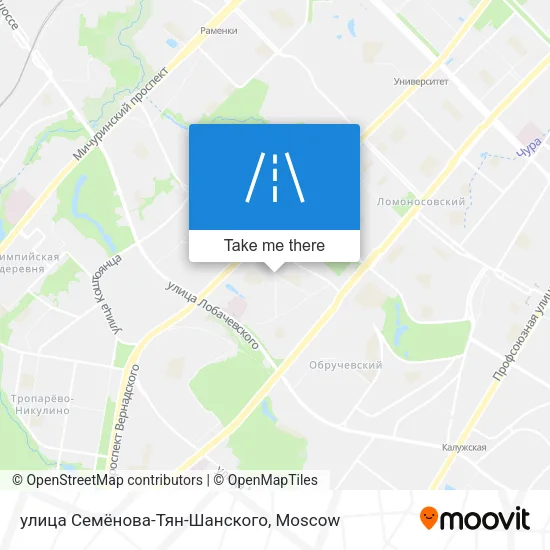 улица Семёнова-Тян-Шанского map