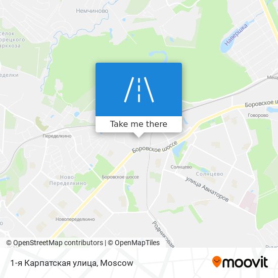 1-я Карпатская улица map