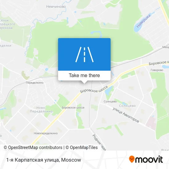 1-я Карпатская улица map