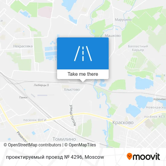проектируемый проезд № 4296 map