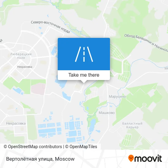 Вертолётная улица map