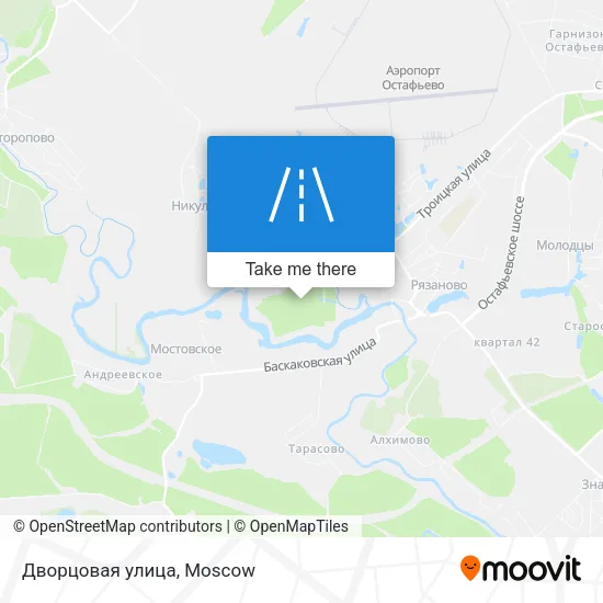 Дворцовая улица map
