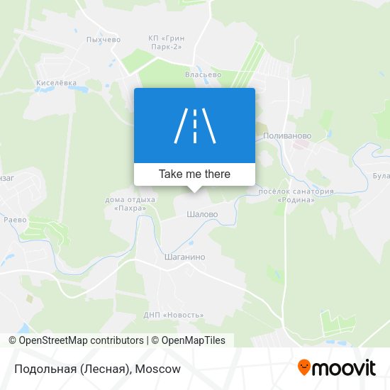 Подольная (Лесная) map