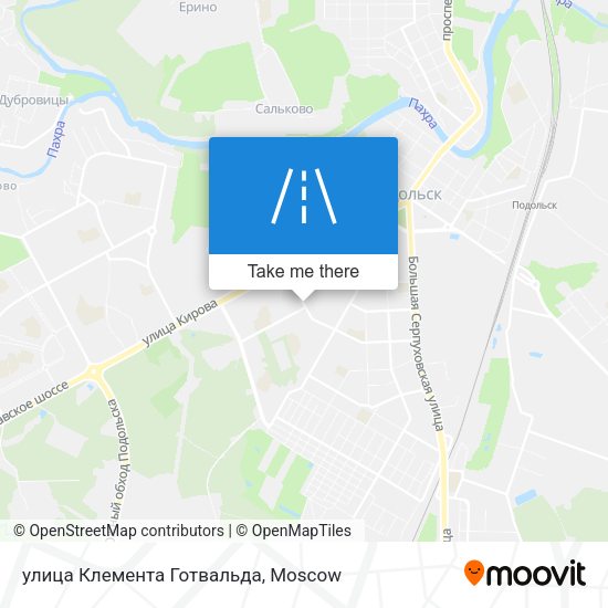 улица Клемента Готвальда map