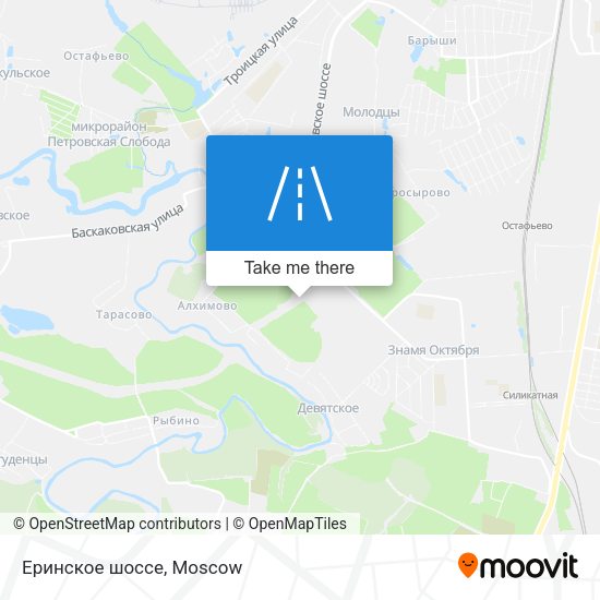Еринское шоссе map