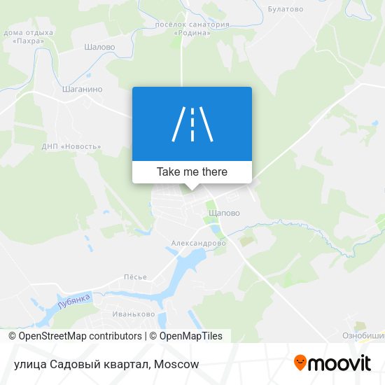 улица Садовый квартал map