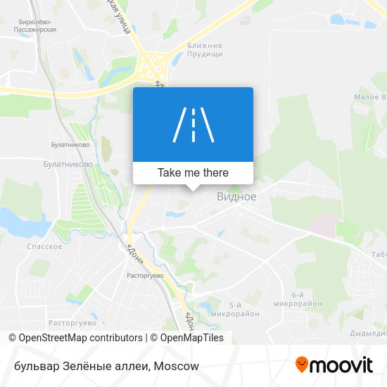 бульвар Зелёные аллеи map