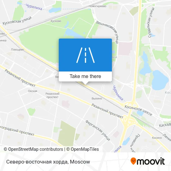 Северо-восточная хорда map