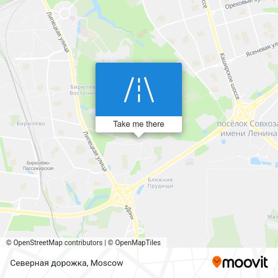 Северная дорожка map