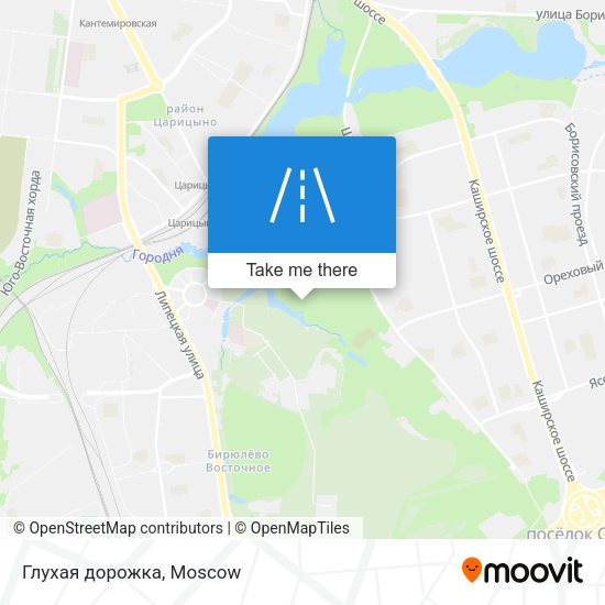 Глухая дорожка map