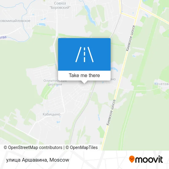 улица Аршавина map