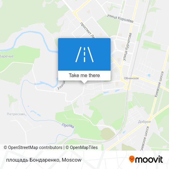 площадь Бондаренко map