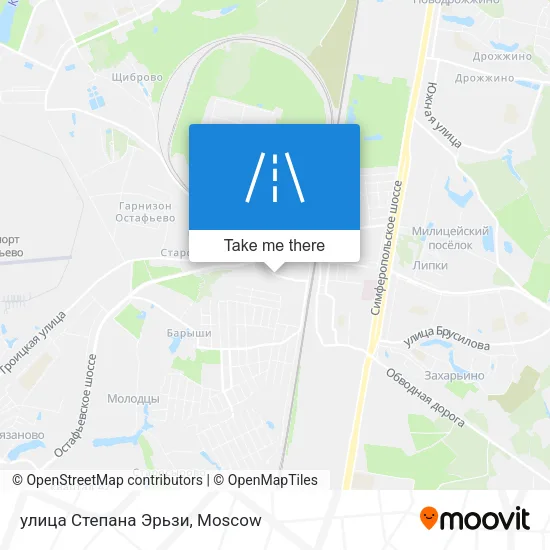 улица Степана Эрьзи map