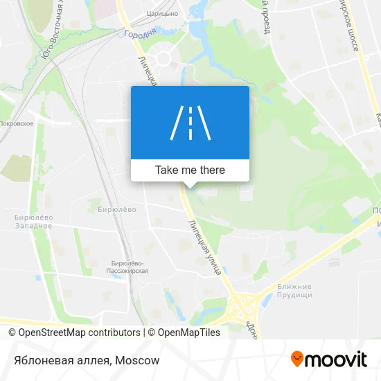 Яблоневая аллея map
