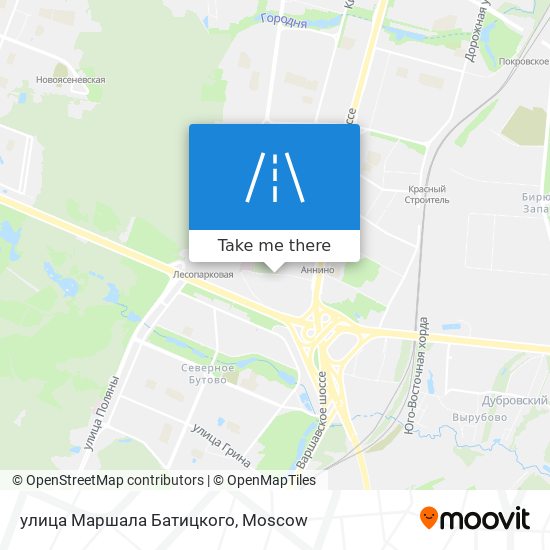 улица Маршала Батицкого map