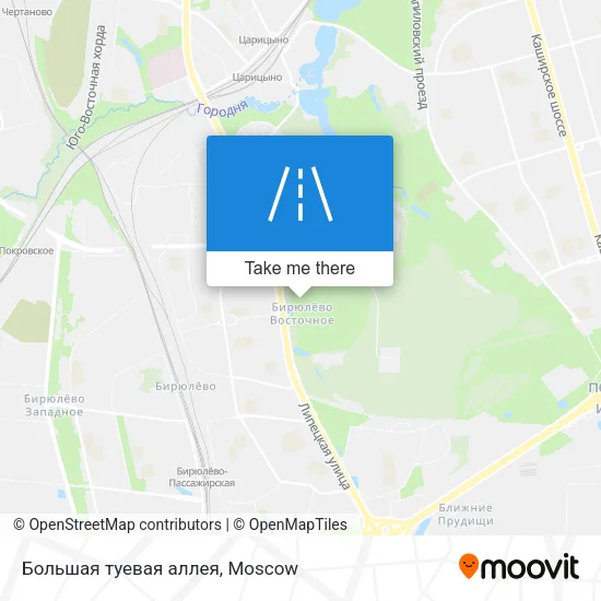 Большая туевая аллея map