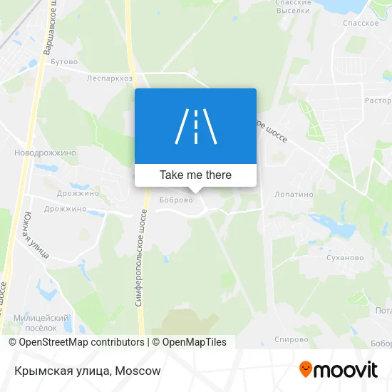 Крымская улица map