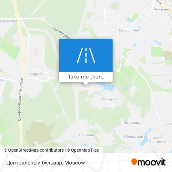 Центральный бульвар map