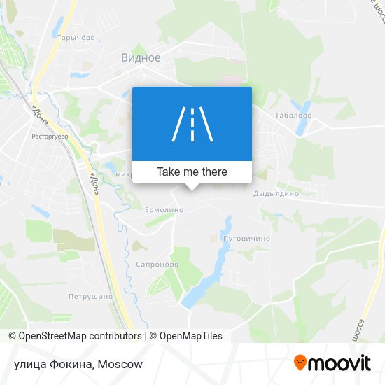 улица Фокина map