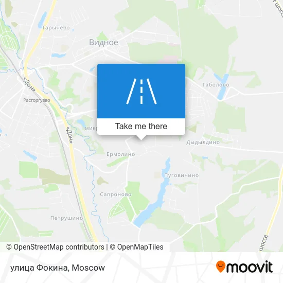 улица Фокина map