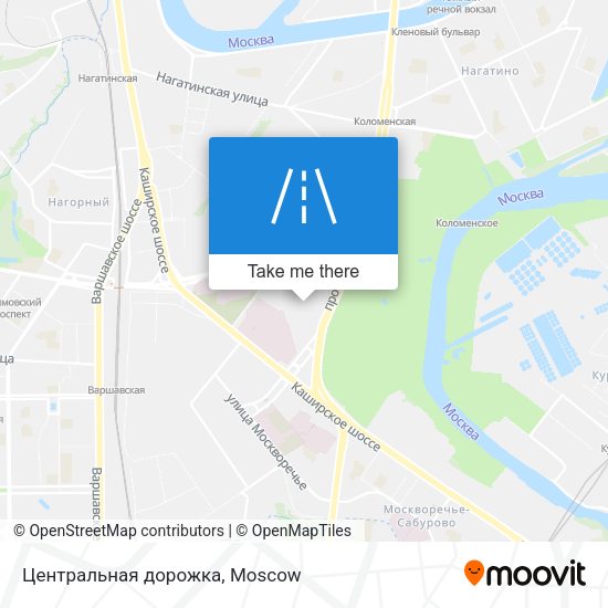 Центральная дорожка map