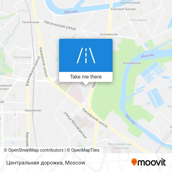 Центральная дорожка map