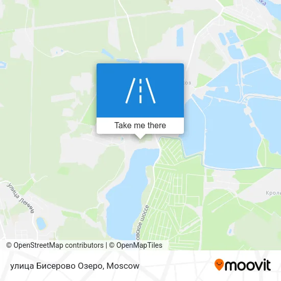улица Бисерово Озеро map