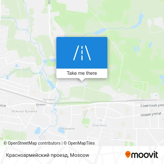 Красноармейский проезд map