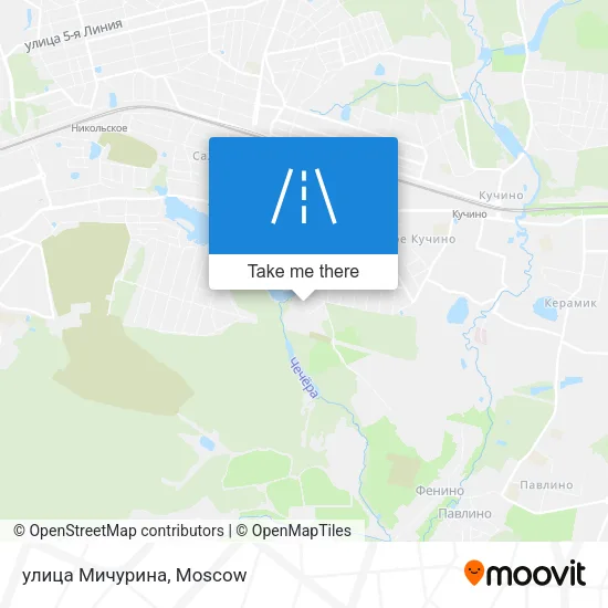 улица Мичурина map
