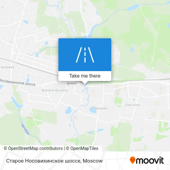 Старое Носовихинское шоссе map