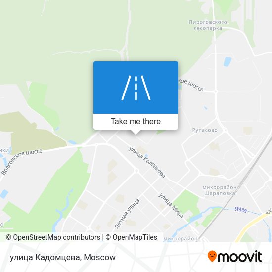 улица Кадомцева map