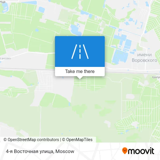 4-я Восточная улица map