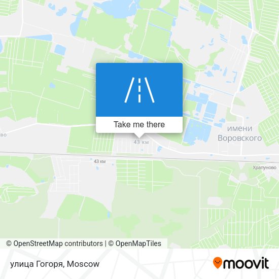 улица Гогоря map